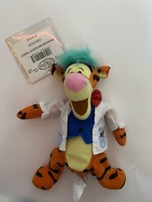 New Disney Store Plush Winnie the Pooh MAD SCIENTIST TIGGER 9" Mini Bean Bag NEW