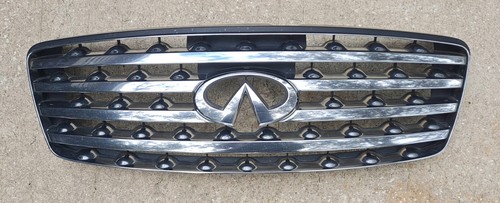 c 2003 2004 2005 Infiniti FX35 FX45 Front Upper Grille Chrome