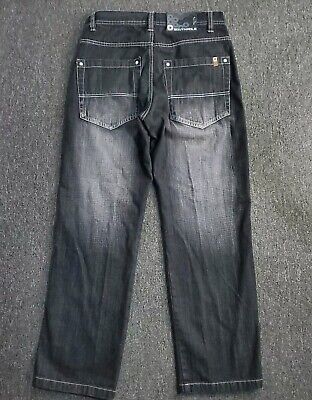 Vtg Southpole Jeans Mens Sz 32x32 Black Faded Baggy Wide Leg Vtg Southpole Jeans Mens Sz 32x32 Black Faded Baggy Wide Leg