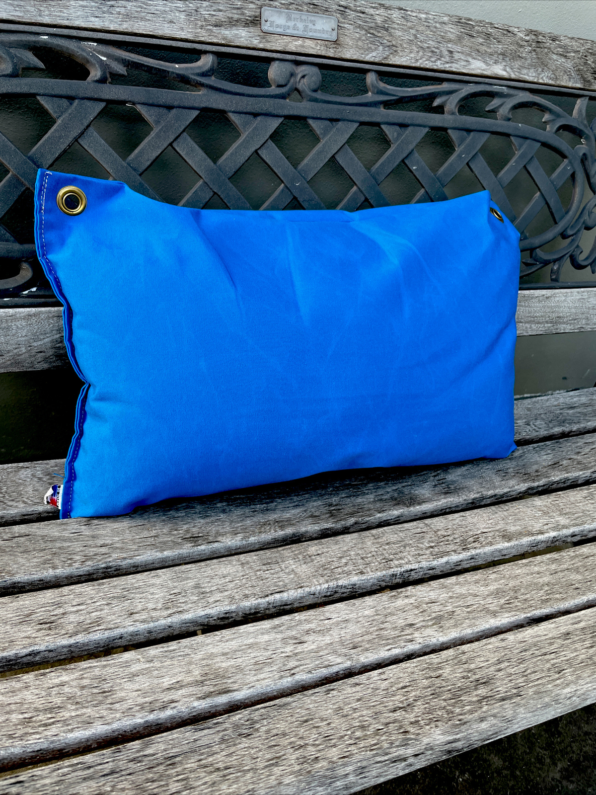 Outdoor Yard Pillow, Cushion for Hammock Swing, Chair or Bench, with tie rings