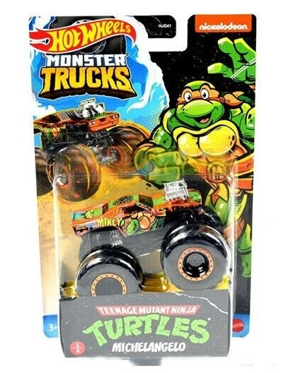 Hot Wheels Teenage Mutant Ninja Turtles Die cast Monster Trucks 1:64 Official