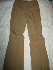 VINTAGE Bundfalten SCHLAG (27 cm) Hose CAMEL JJOXS Italien 34-108-85 SEXY