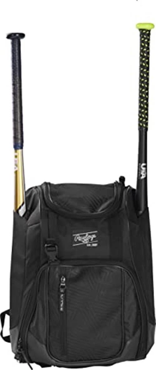 Sac De Transport Rawlings 32 Pouces Noir Pour Batte De Baseball, équipement Garçon