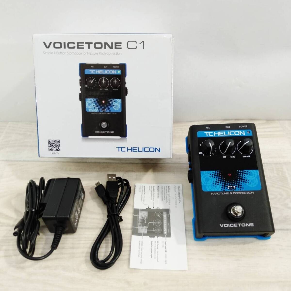 TC-HELICON VoiceTone C1 Vocal Effects Pedal Used from Japan TC-HELICON VoiceTone C1 Vocal Effects Pedal Used from Japan