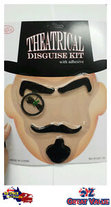 Theatrical Disguise Kit with adhesive Great for Costumes Fancy Dress Party 