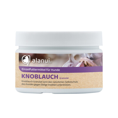 alanui Knoblauchgranulat für Hunde, speisequalität, 100 g Dose