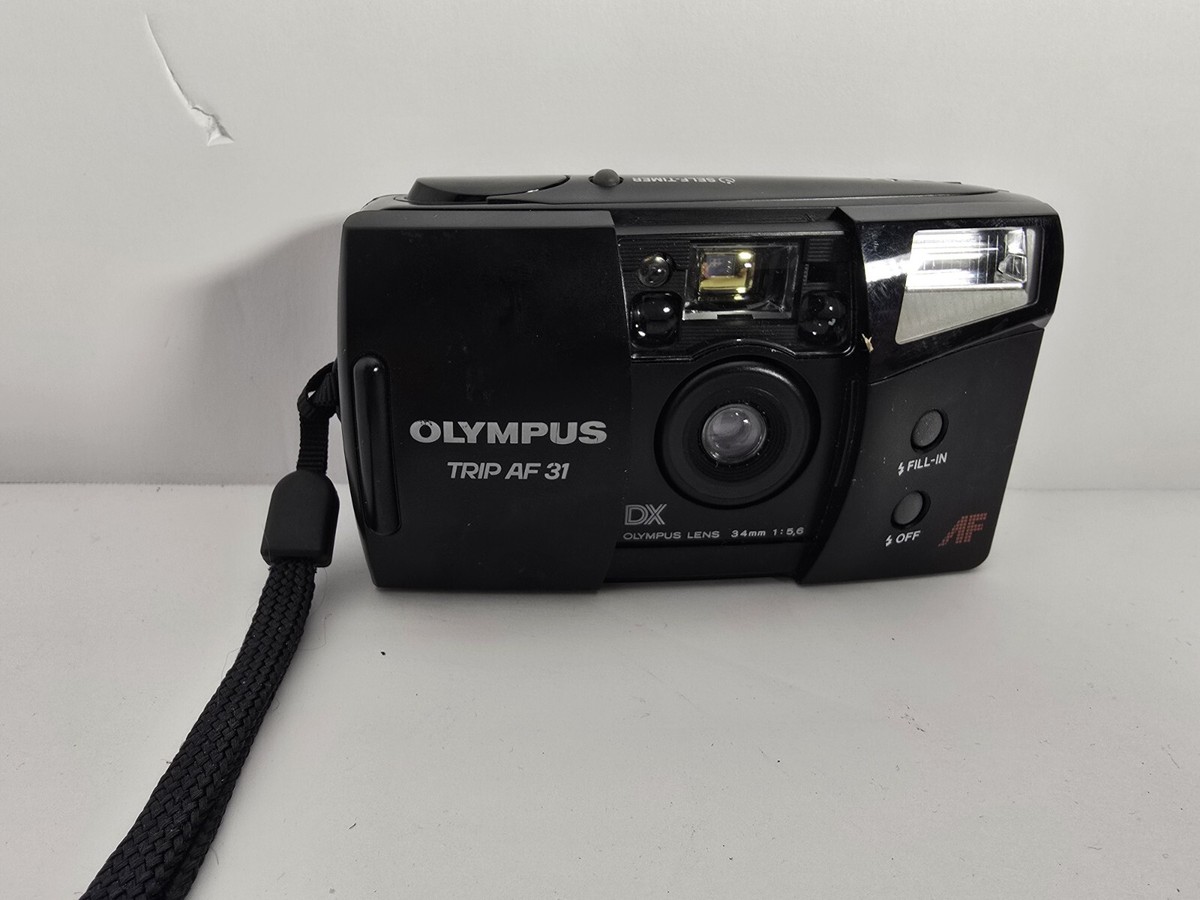 Olympus Trip AF 31 Point Shoot 35mm Film Camera For Parts Repair