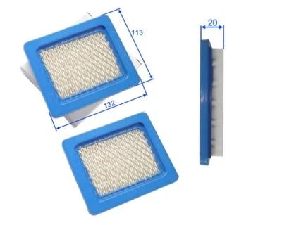 2 x Luftfilter, passend Briggs & Stratton , Quantum, 491588, 399959, 491588S