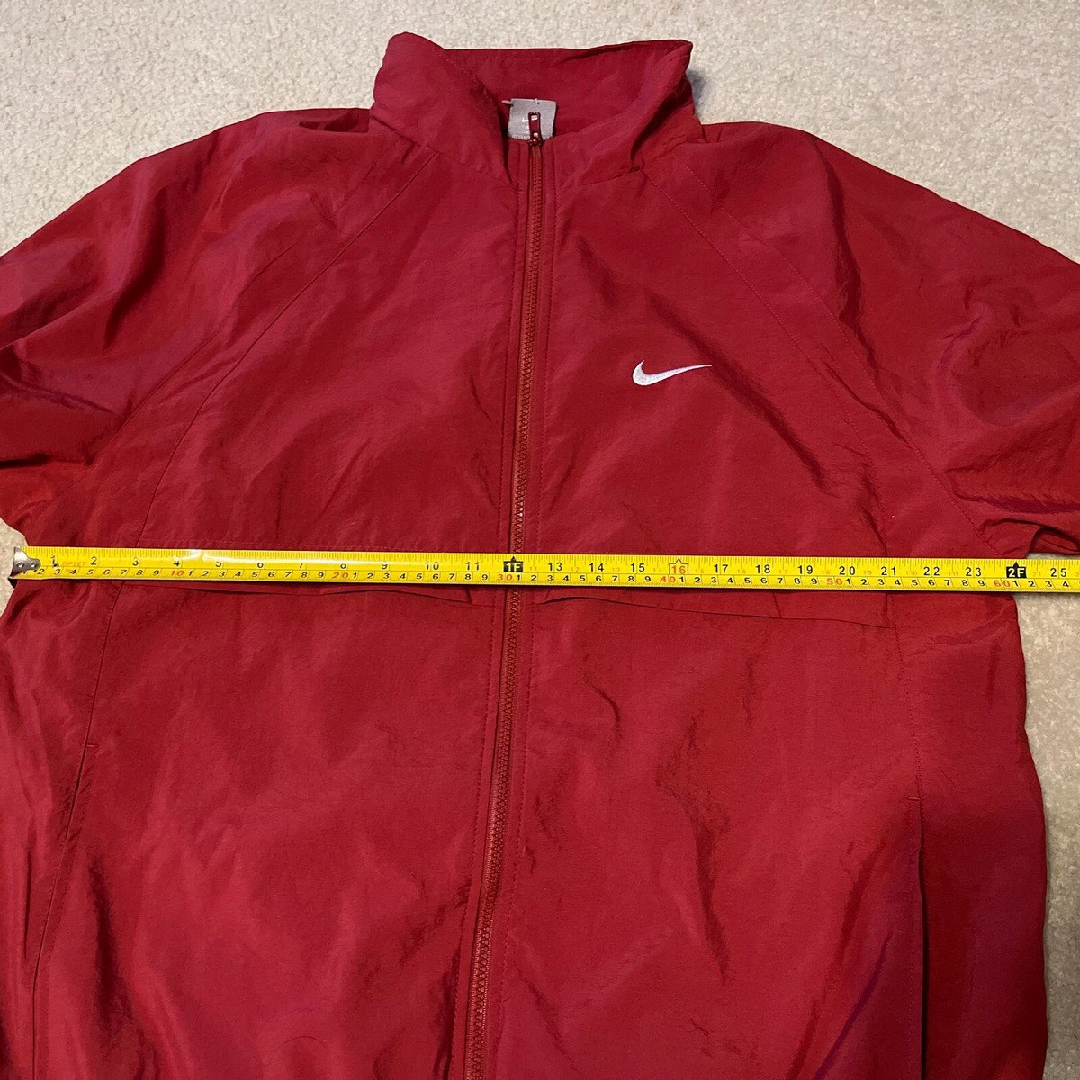 NIKE Vintage Mens Red Jacket-Size L RN 56323-CA 05553-Lined NIKE Vintage Mens Red Jacket-Size L RN 56323-CA 05553-Lined