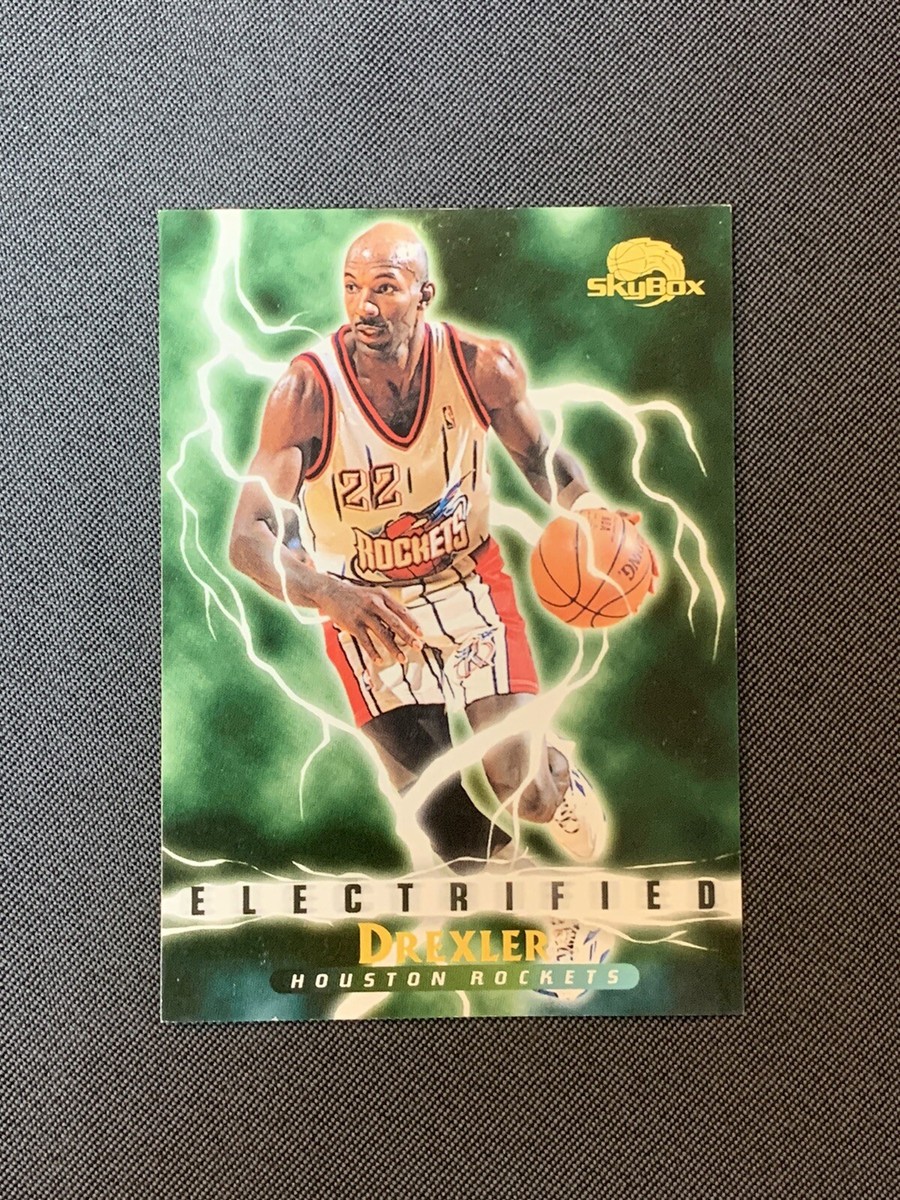 1996 SKYBOX ELECTRIFIED #285 CLYDE DREXLER BASKETBALL CARD | eBay