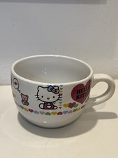 2013 SANRIO HELLO KITTY 24OZ COFFEE SOUP TEA MUG CUP with Hearts by Megatoys