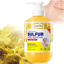 Sulfur Mite Removal Body Wash Nourish Skin For Glow 16.9oz / 500ml  US