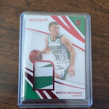 2020-21 Panini Immaculate Collection Patch Payton Pritchard Red /25