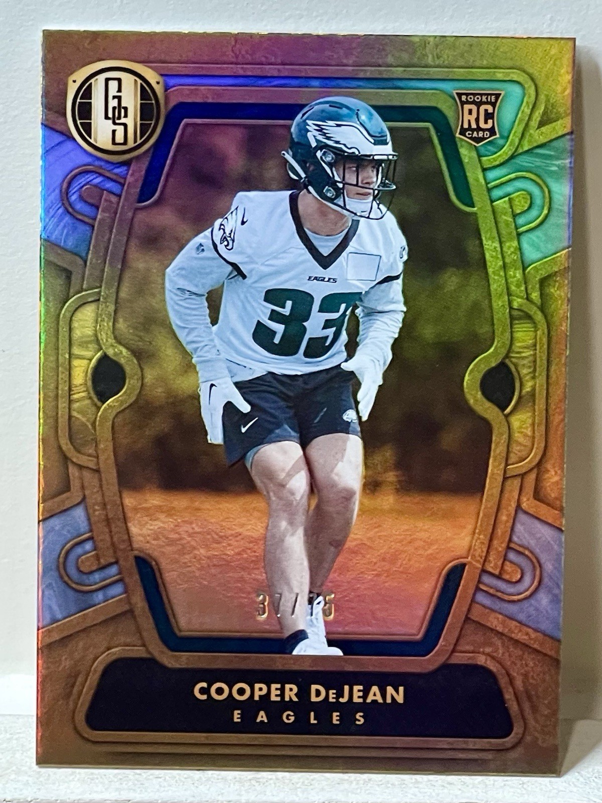 2024 Panini Gold Standard Cooper DeJean RC Platinum Rookie #/75 Eagles