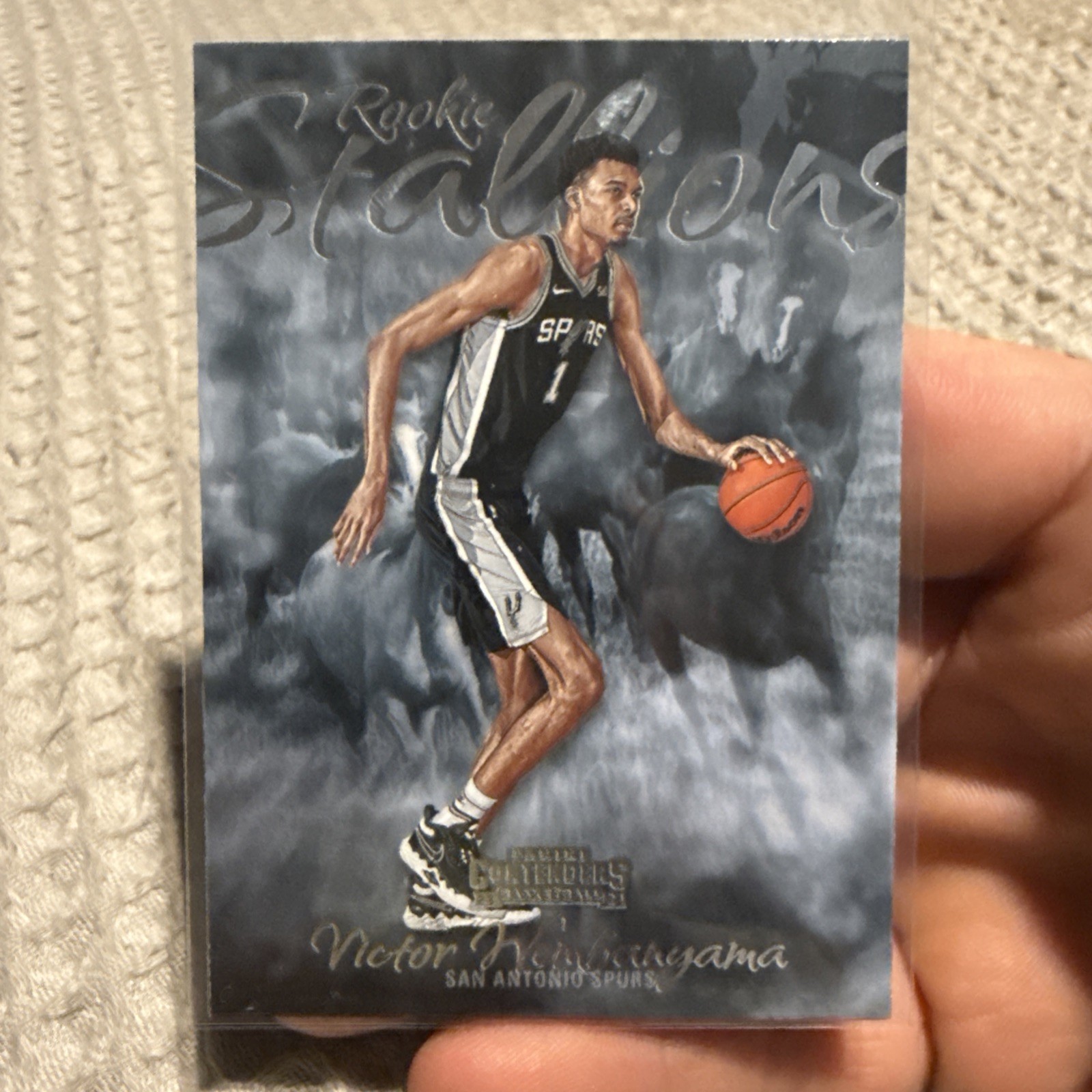 2023-24 Panini Contenders - Rookie Stallions Victor Wembanyama #21 (RC)