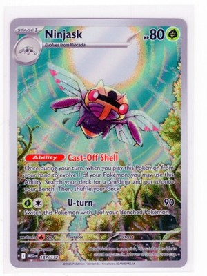Pokémon TCG Ninjask Illustration Rare #137/132 Mega Evolutions NM/M