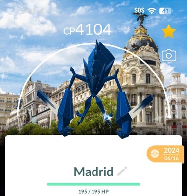 Shiny NECROZMA MADRID Background + 3 Moves -