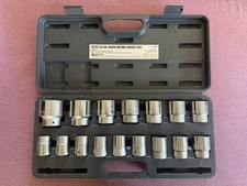 Performance Tool W34906 16pc 34 Drive Metric 12-point Socket Set 2250mm