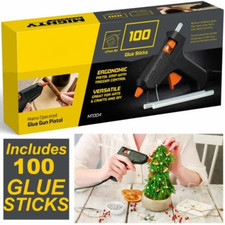 MT Glue Gun with 100 Glue Sticks for Hobby Craft Electronics Super Glue Adhesive