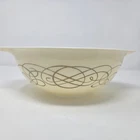 Vintage Pyrex 444 Golden Scroll Cinderella 4Qt Mixing Bowl Promotional 1959