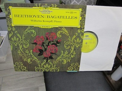 BEETHOVEN / WILHELM KEMPFF BAGATELLES LP '64 DEUTSCHE GRAMMOPHON LPM 138 934 NM