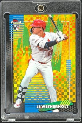 JJ Wetherholt Rookie 2026 Finest #15 Gold X-Fractor /50 RC