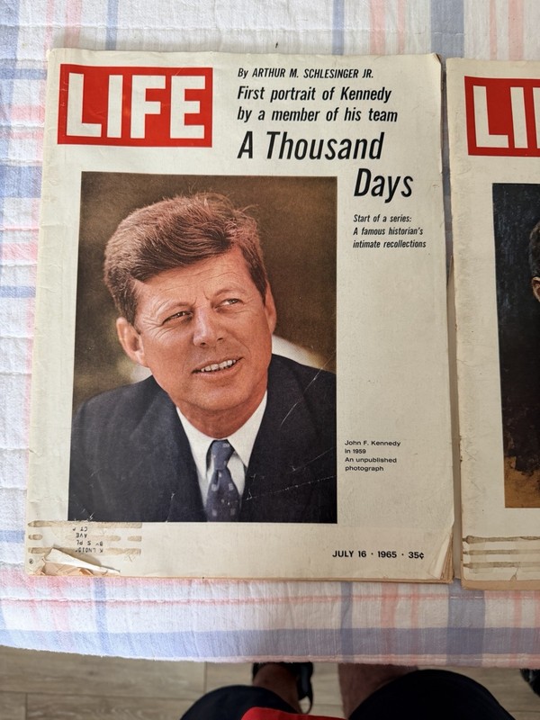 LIFE Magazine Illustrated John F. Kennedy A Thousand Days July/Nov 1965 Lot