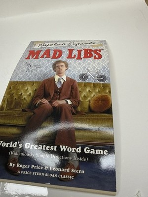 Napoleon Dynamite Mad Libs - RARE - Collectible Vintage 2005 Vote For Pedro