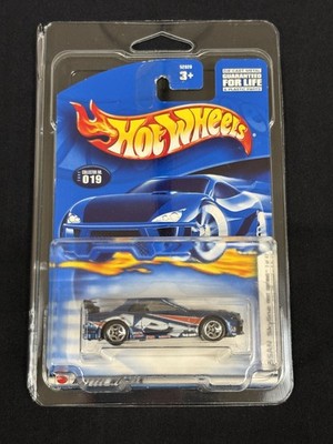 2002 HOT WHEELS CAR NISSAN SKYLINE GT-R #019 1ST ED METALLIC BLUE W/ PROTECTOR
