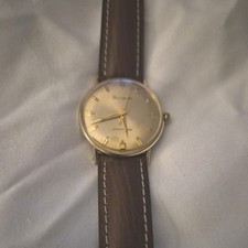 Vintage BULOVA sea king  manual wind watch 11ALC swiss 10ct ROLLED  GOLD CASE