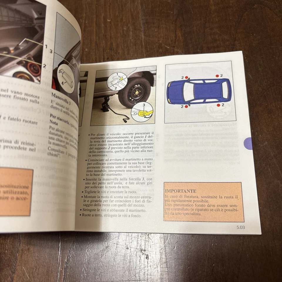 Renault Clio Uso E Manutenzione 1996 - Immagine 4 di 4