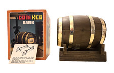 BRUMBERGER COIN KEG BANK with KEY and Instructions MADE in USA Vintage NEW RARE!
