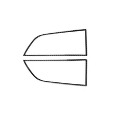 For Porsche Macan 15-21 Carbon Fiber Vinyl Central Console Air Outlet Vent Trim