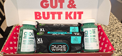 DUDE Wipes XL Wipes Flushable Toilet Wipes, Mint Chill Scent With 2 Pre&Post
