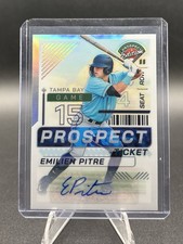 Emilien Pitre 2024 Panini Prospect Edition #73 Silver Signatures Holo