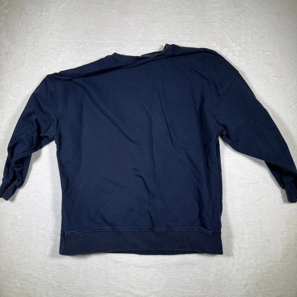 Sudadera con Gráfico California West Coast Azul Marino Cuello Redondo Pullover Top Foto 2 de 4