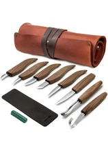 BeaverCraft Deluxe Wood Carving Kit S18X - Wood Carving Knife Set - Spoon Car...