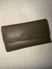 Michael Kors Olive Green Leather Wallet
