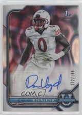 2021 Bowman U Chrome Prospect Lava Refractor /199 Devin Lloyd #BCPA-DL Auto 0hj2