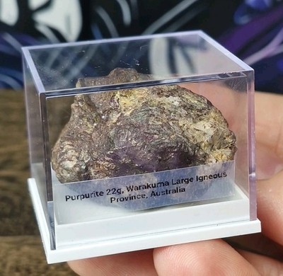 Rare Australian Purpurite Boxed Crystal raw Specimen 22g