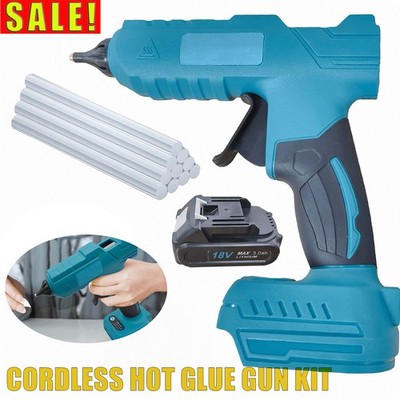 Cordless Hot Melt Glue Gun 10x11mm Glue& 1 xbattery Sticks for Crafting DIY-SALE