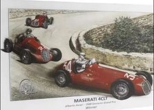 [Used] Mini car 1/18 Maserati 4 CLT Sanremo GP 1948 winning car Alberto Ascari