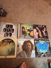Vinyl Record Lot 70s Albums Various Rock Albums All In Playable Condition