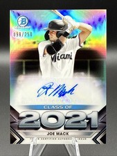 2021 Bowman Draft - Class of 2021 Autographs Joe Mack #C21-JMK /250 (AU, RC)