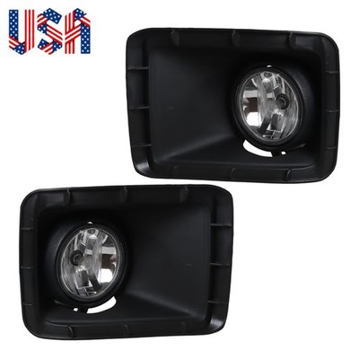 1 Pair Front Left & Right Fog Light Bezel for 2015-2018 Silverado 2500HD 3500