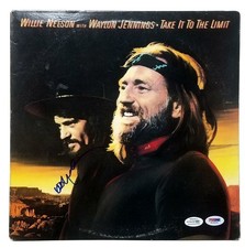 Willie Nelson Signed Autographed Record Album LP ACOA PSA