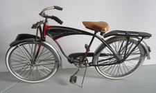 SCHWINN Black Phantom Bicycle - highly detailed XONEX 1/6 scale diecast replica