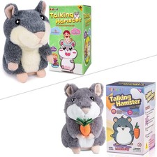 Ayeboovi Toddler Toys Talking Hamster Repeats What You Say in 2 Versions Baby...