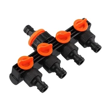 Reliable 4 Way Garden Hose Diverter Leakproof Design Secure Connection