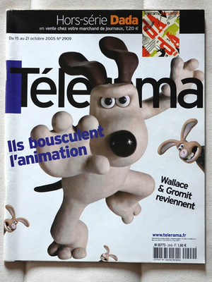 Télérama 2909 (2005) Tim Burton Michel OCELOT Wallace & Gromit Patrick CHESNAIS